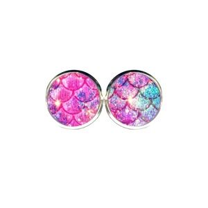 Glitter Mermaid Scale Earrings